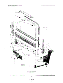 10 - Channel parts for Kitchenaid Dishwasher KDR68B / from AppliancePartsPros.com