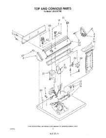 02 - Section parts for Whirlpool Dryer LE5320XTG0 / from AppliancePartsPros.com