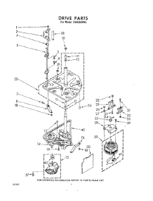 04 - Drive parts for Whirlpool Washer LHA6300W0 / from AppliancePartsPros.com