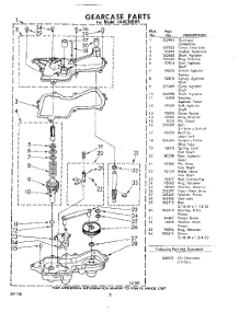 08 - Gear Case parts for Whirlpool Washer LHA6300W1 / from AppliancePartsPros.com
