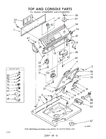 04 - Top And Console parts for Whirlpool Washer LFA6805W0 / from AppliancePartsPros.com