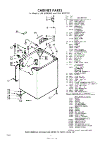 02 - Cabinet parts for Whirlpool Washer LFA6905W0 / from AppliancePartsPros.com