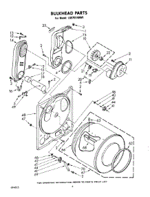 06 - Section parts for Whirlpool Dryer LG5701XKW1 / from AppliancePartsPros.com