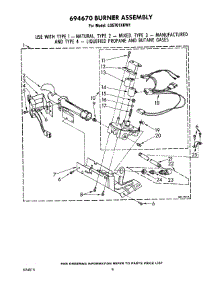 08 - Section parts for Whirlpool Dryer LG5701XKW1 / from AppliancePartsPros.com