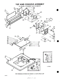 04 - Top And Console parts for Whirlpool Washer LWA4800W1 / from AppliancePartsPros.com