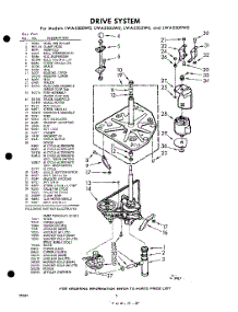 03 - Section parts for Whirlpool Washer LWA5300W0 / from AppliancePartsPros.com