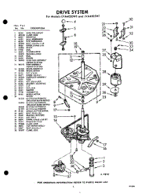 03 - Drive parts for Whirlpool Washer LVA4000W1 / from AppliancePartsPros.com