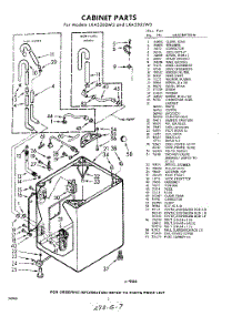 02 - Cabinet parts for Whirlpool Washer LXA5300W3 / from AppliancePartsPros.com