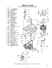 03 - Drive parts for Whirlpool Washer LFA7500W0 / from AppliancePartsPros.com