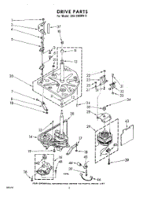02 - Drive parts for Whirlpool Washer LHA6680W0 / from AppliancePartsPros.com