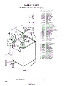 02 - Cabinet parts for Whirlpool Washer LFA7500W1 / from AppliancePartsPros.com