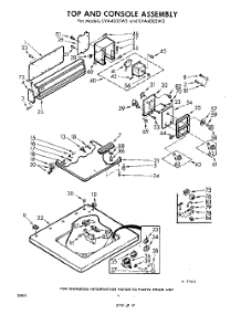 04 - Top And Console parts for Whirlpool Washer LVA4000W3 / from AppliancePartsPros.com