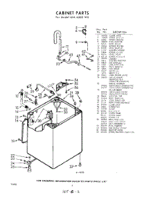 02 - Cabinet parts for Whirlpool Washer LDA6300W0 / from AppliancePartsPros.com