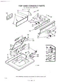 04 - Tub And Console parts for Whirlpool Washer LDA6300W0 / from AppliancePartsPros.com