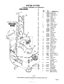 07 - Water System parts for Whirlpool Washer LHA6700W0 / from AppliancePartsPros.com
