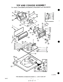 04 - Top And Console parts for Whirlpool Washer LWA5300W3 / from AppliancePartsPros.com