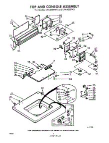04 - Top And Console parts for Whirlpool Washer LVA4000W5 / from AppliancePartsPros.com