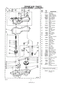 08 - Gear Case parts for Whirlpool Washer LHA6700W1 / from AppliancePartsPros.com