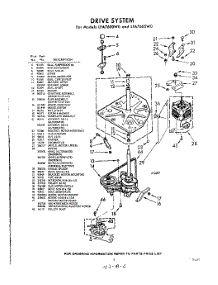 03 - Drive parts for Whirlpool Washer LFA7600W0 / from AppliancePartsPros.com