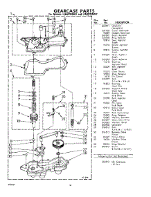 10 - Gear Case parts for Whirlpool Washer LHA6700W2 / from AppliancePartsPros.com