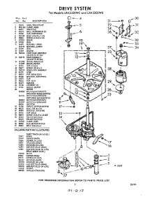 03 - Section parts for Whirlpool Washer LXA5500W0 / from AppliancePartsPros.com