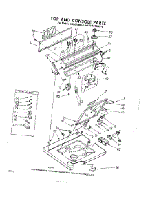 04 - Top And Console parts for Whirlpool Washer LHA6705W0 / from AppliancePartsPros.com