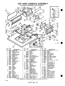 04 - Section parts for Whirlpool Washer LXA5500W1 / from AppliancePartsPros.com