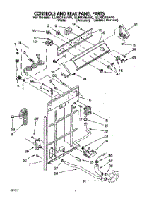 02 - Controls And Rear Panel parts for Whirlpool Washer LLR8245AG0 / from AppliancePartsPros.com