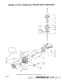 09 - Brake, Clutch, Gearcase, Motor And Pump parts for Whirlpool Washer Dryer Combo LT7000XTG0 / from AppliancePartsPros.com