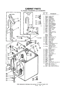 02 - Section parts for Whirlpool Washer LVA4005W0 / from AppliancePartsPros.com
