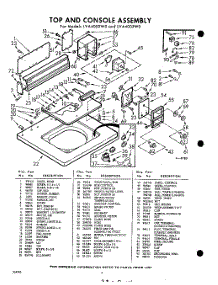 04 - Section parts for Whirlpool Washer LVA4005W0 / from AppliancePartsPros.com