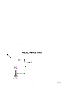 05 - Miscellaneous parts for Whirlpool Washer LLR8245AN0 / from AppliancePartsPros.com