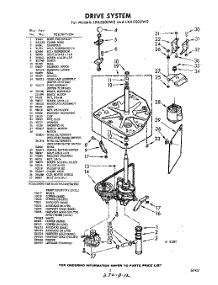 03 - Drive parts for Whirlpool Washer LXA5500W2 / from AppliancePartsPros.com