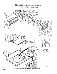 04 - Top And Console parts for Whirlpool Washer LXA5500W2 / from AppliancePartsPros.com
