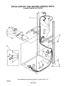 06 - Dryer Support And Washer Harness parts for Whirlpool Washer Dryer Combo LT7000XTG1 / from AppliancePartsPros.com