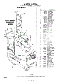 06 - Water System parts for Whirlpool Washer LFA7605W1 / from AppliancePartsPros.com