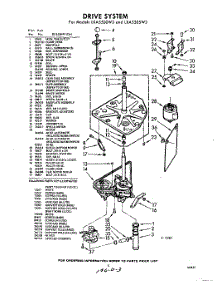 03 - Drive parts for Whirlpool Washer LXA5500W3 / from AppliancePartsPros.com