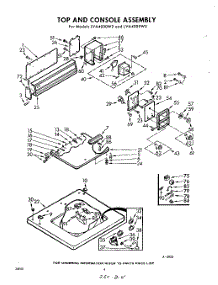 04 - Top And Console parts for Whirlpool Washer LVA4005W2 / from AppliancePartsPros.com