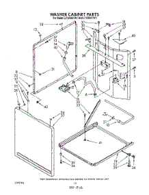 08 - Washer Cabinet parts for Whirlpool Washer Dryer Combo LT7000XTM1 / from AppliancePartsPros.com