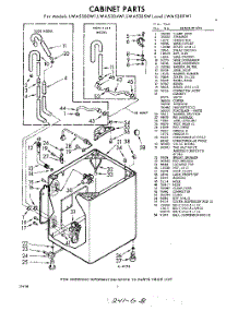02 - Section parts for Whirlpool Washer LWA5305W1 / from AppliancePartsPros.com