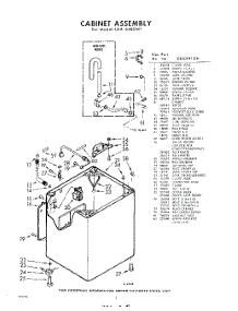 02 - Cabinet parts for Whirlpool Washer LDA6480W1 / from AppliancePartsPros.com