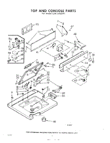 04 - Top And Console parts for Whirlpool Washer LDA6480W1 / from AppliancePartsPros.com