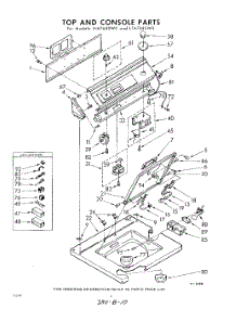 04 - Top And Console parts for Whirlpool Washer LFA7655W0 / from AppliancePartsPros.com