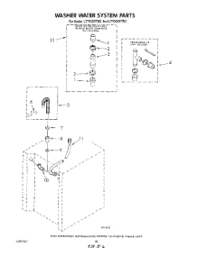 14 - Washer Water System parts for Whirlpool Washer Dryer Combo LT7000XTN0 / from AppliancePartsPros.com