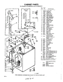 02 - Cabinet parts for Whirlpool Washer LVA4005W4 / from AppliancePartsPros.com