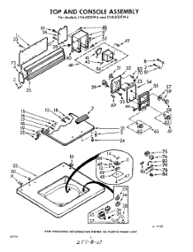 04 - Top And Console parts for Whirlpool Washer LVA4005W4 / from AppliancePartsPros.com