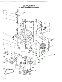 04 - Drive parts for Whirlpool Washer LHA6900W0 / from AppliancePartsPros.com