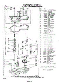 10 - Gear Case parts for Whirlpool Washer LHA6900W0 / from AppliancePartsPros.com