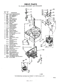 03 - Drive parts for Whirlpool Washer LFA7655W1 / from AppliancePartsPros.com