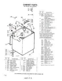 02 - Cabinet parts for Whirlpool Washer LDA6680W0 / from AppliancePartsPros.com